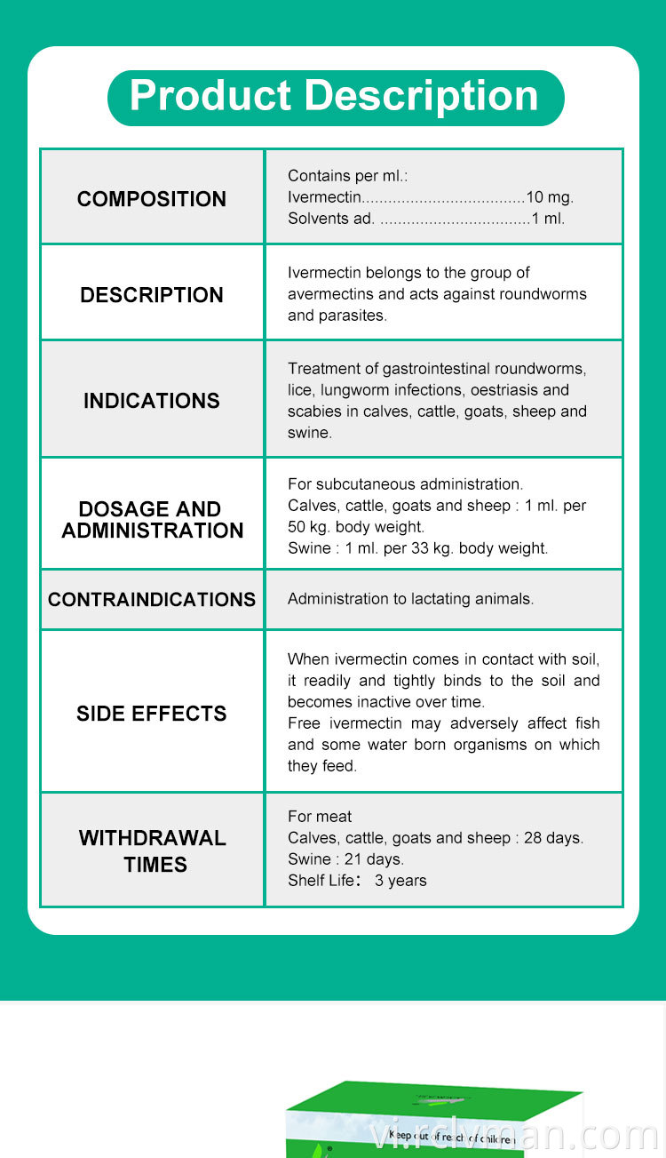 Tiêm Lvermectin 02 Lvermectin Injection 02